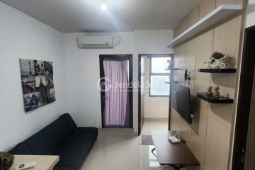 Living Room Best Deal 2BR Apartment at Transpark Cibubur Apartment Tower Aurora