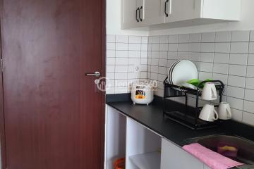 Kitchen Tidy Studio Apartment at Sayana Apartment Low Floor