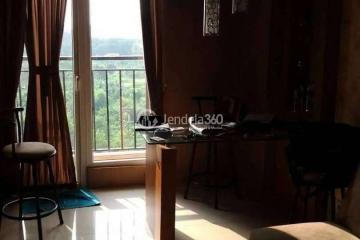 Living Room Low Floor 2BR Apartment with City View at Mutiara Bekasi Apartment