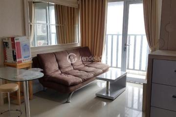 Living Room Flawless 1BR Apartment at Skyline Paramount Serpong Middle Floor