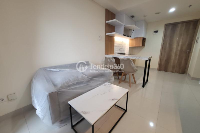 Living Room Spotless 1BR Apartment at Pejaten Park Residence High Floor