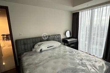 Bedroom 1 High Floor 2BR Apartment with Mega kuningan View at Branz Mega Kuningan Apartment