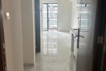 Living Room High Floor 2BR Apartment with Pool View at Sky House Alam Sutera
