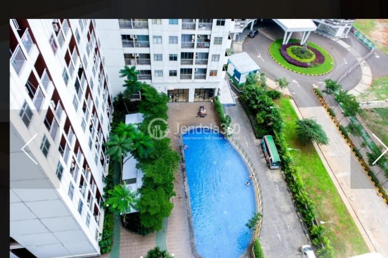 Balcony Middle Floor 2BR Apartment with Pool View at Serpong Green View Apartment