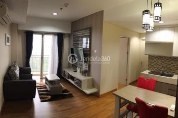 Living Room Low Floor 2BR Apartment with Lake View at Trivium Terrace