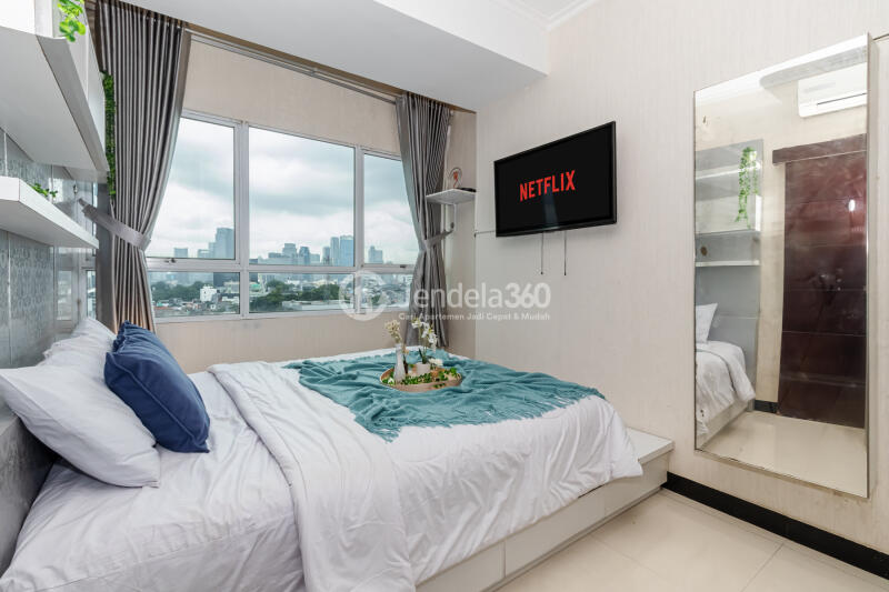 Bedroom 1 2BR Apartment with City View at Marbella Kemang Residence Apartment