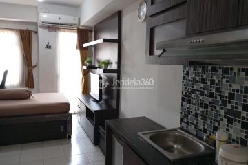 Kitchen Affordable Studio Apartment at Dramaga Tower Apartment Tower B