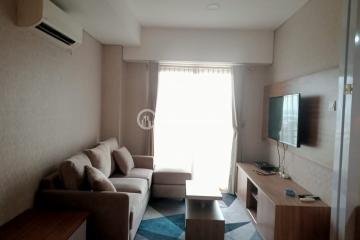 Living Room Modern 2BR Apartment at Trivium Terrace Tower South