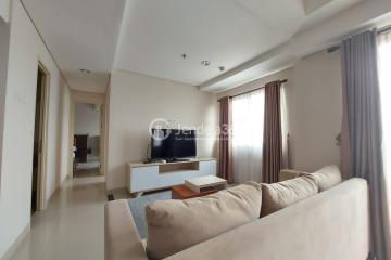 Living Room 3BR Trivium Terrace Apartment at Tower North