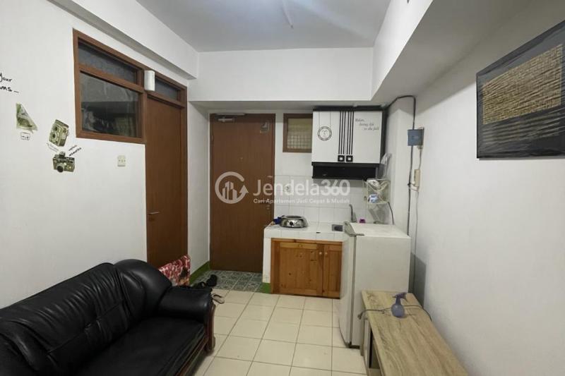 Living Room Decorative 1BR Apartment at Green Park View Apartment Low Floor