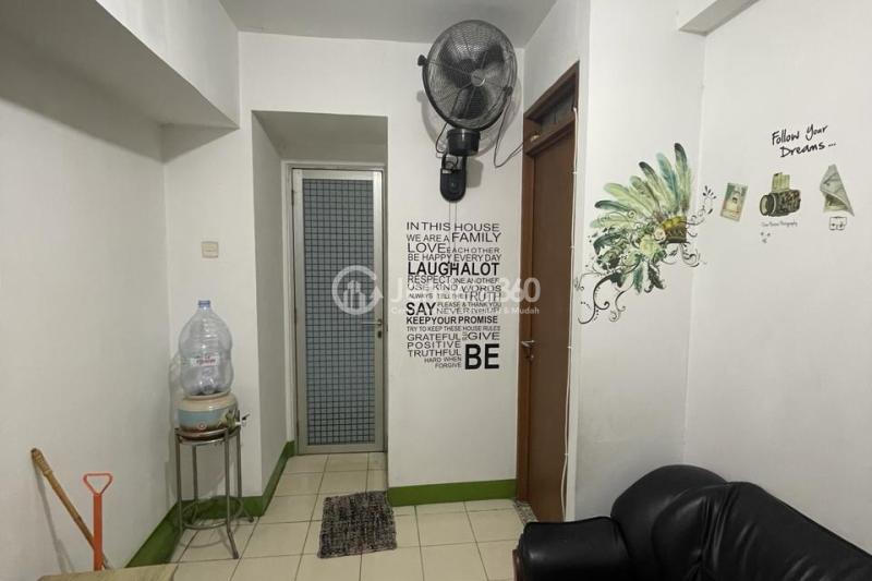 Living Room Decorative 1BR Apartment at Green Park View Apartment Low Floor
