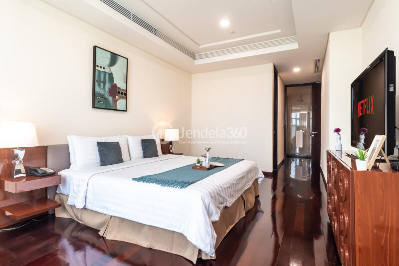 Bedroom 1 Low Floor 2BR Apartment with - View at Shangri-La Residence