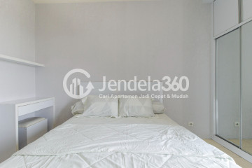 Bedroom Well-Decorated Studio Apartment with Stunning Scenery at Serpong Green View Apartment