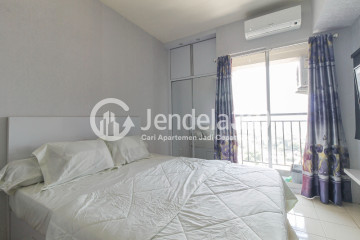 Bedroom Well-Decorated Studio Apartment with Stunning Scenery at Serpong Green View Apartment