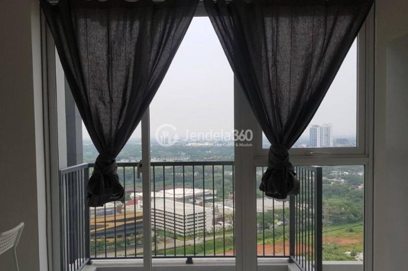 Balcony High Floor Studio Apartment with  View at Casa De Parco Apartment