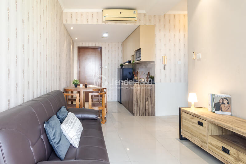 Living Room Best Deal 2BR Apartment Low Floor with - View at Signature Park Grande
