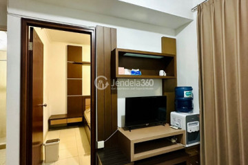 Living Room Middle Floor 1BR Apartment with City View at Mediterania Marina Ancol Apartment