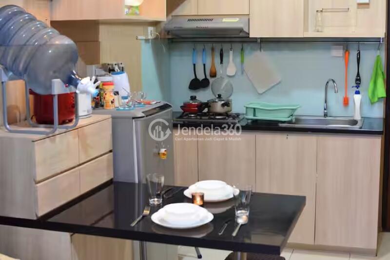 Dining Room Restful 1BR Apartment at Salemba Residence Tower B