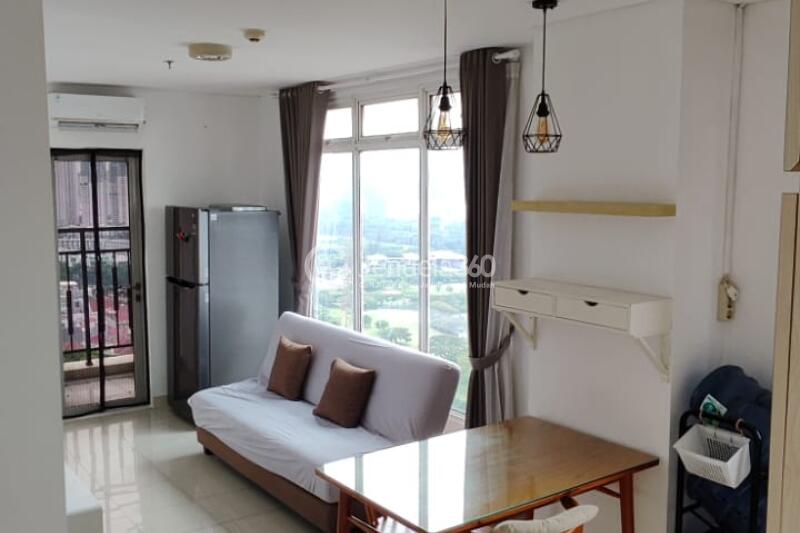Living Room 2BR Sunter Icon Apartment at High Floor