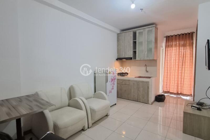Living Room 2BR Apartment with  View at Green Palm Residence