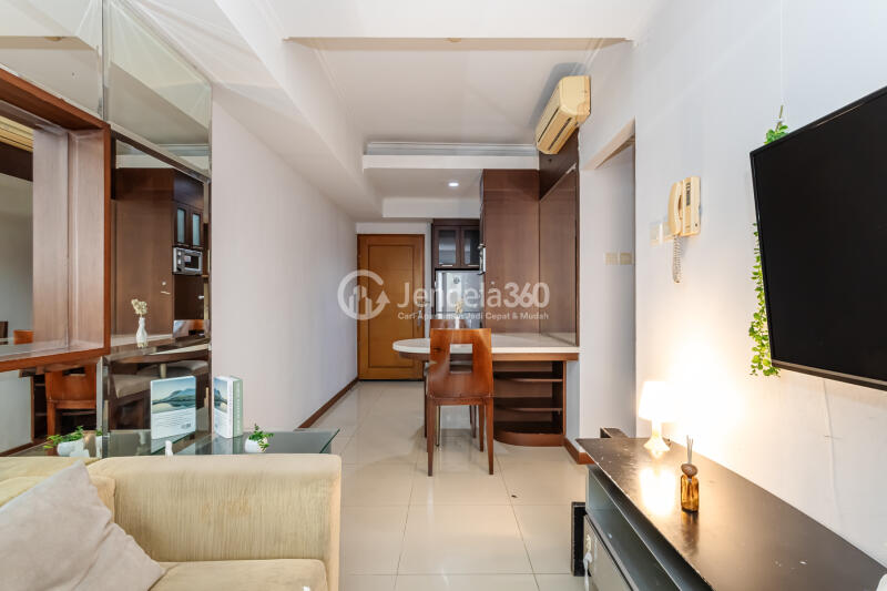 Living Room Marbella Kemang Residence Apartment 2BR Fully Furnished