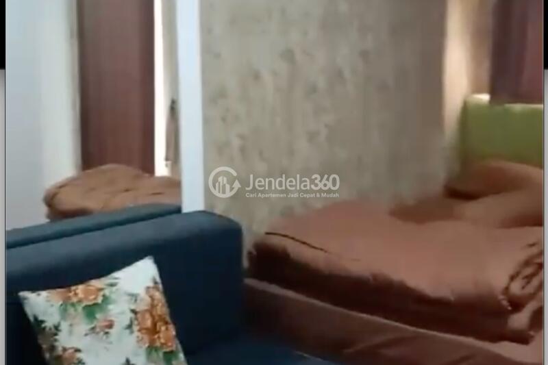 Bedroom Compact Studio Apartment at Transpark Cibubur Apartment Middle Floor