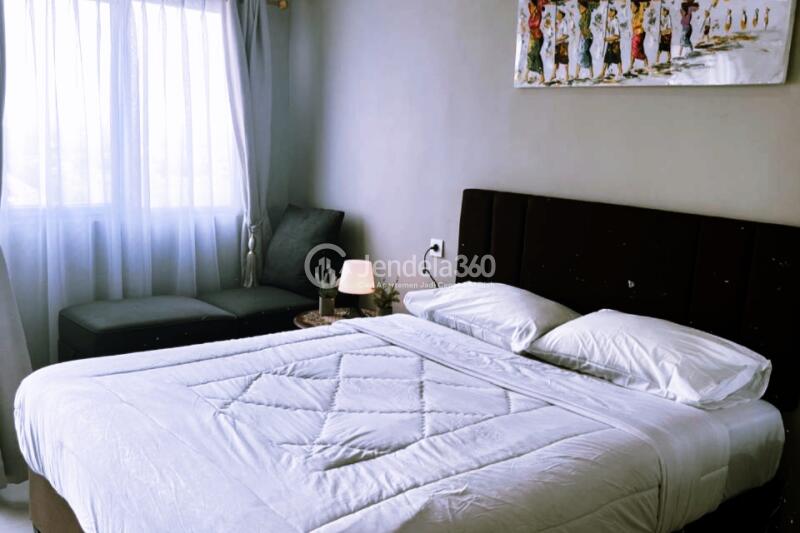 Bedroom Stylish Studio Apartment High Floor with  View at LRT City Sentul Apartment