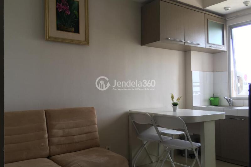 Living Room 2BR Sudirman Suites Bandung Apartment at Low Floor