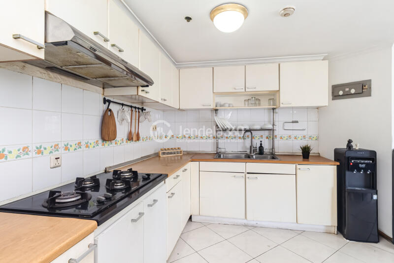 Kitchen 3BR Sudirman Tower Condominium Apartment at Middle Floor