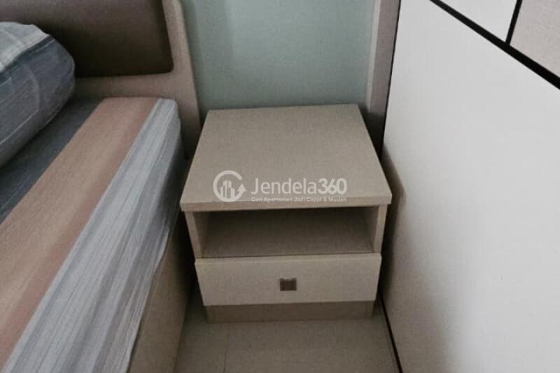 Bedroom Stylish Studio Apartment High Floor with Salak Mountain View at LRT City Sentul Apartment