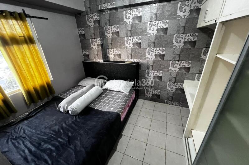 Bedroom 1BR Apartment with City View at Green Pramuka City Apartment