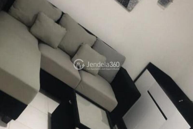 Living Room Middle Floor 2BR Apartment with - View at Sentul Tower Apartment