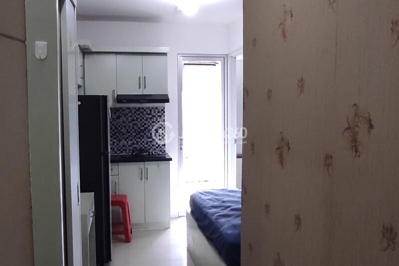 Bedroom High Floor Studio Apartment with - View at Bassura City Apartment