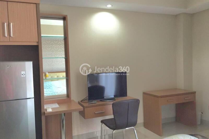 Bedroom Studio Atria Residence Paramount Apartment at Middle Floor