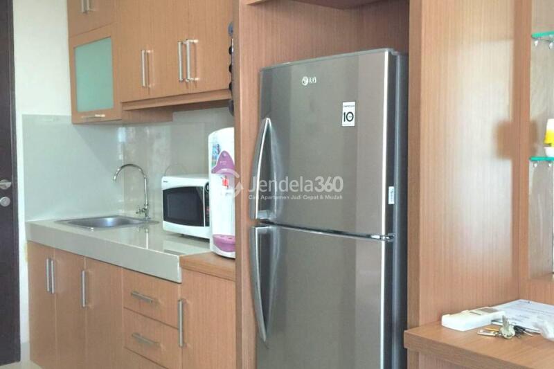 Kitchen Studio Atria Residence Paramount Apartment at Middle Floor