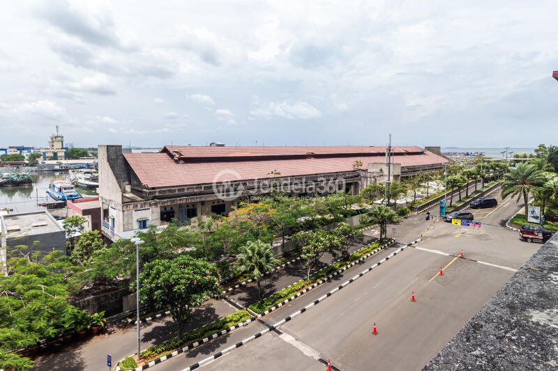 Balcony Low Floor 2BR Apartment with  View at Green Bay Pluit Apartment