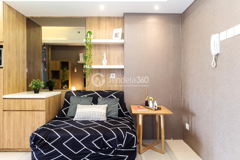 Living Room Low Floor 2BR Apartment with  View at Green Bay Pluit Apartment
