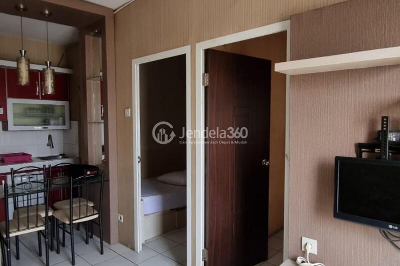 Living Room Compact 2BR Apartment at Mutiara Bekasi Apartment Tower A