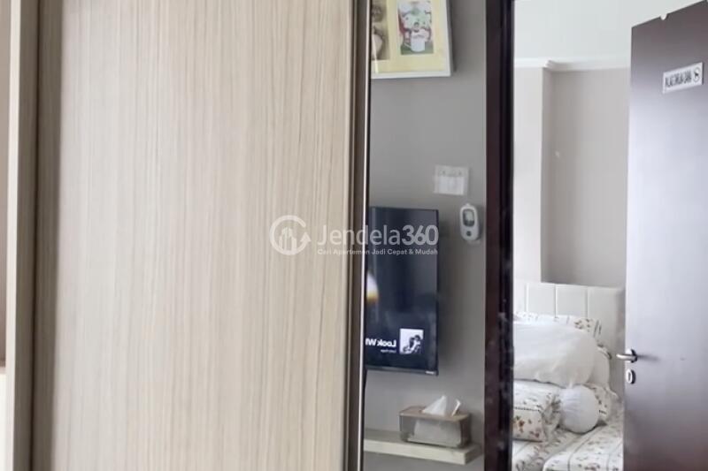 Living Room Excellent 2BR Apartment High Floor with City View at Green Sedayu Apartment
