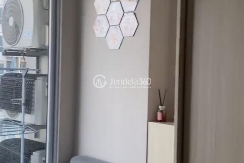 Living Room Excellent 2BR Apartment High Floor with City View at Green Sedayu Apartment