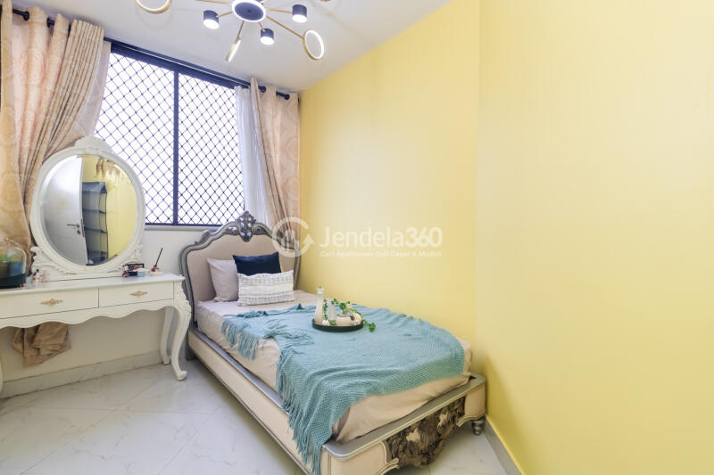 Bedroom 2 High Floor 3BR Apartment with City View at Taman Rasuna Apartment