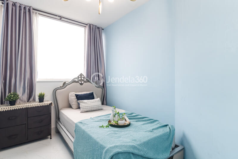 Bedroom 3 High Floor 3BR Apartment with City View at Taman Rasuna Apartment