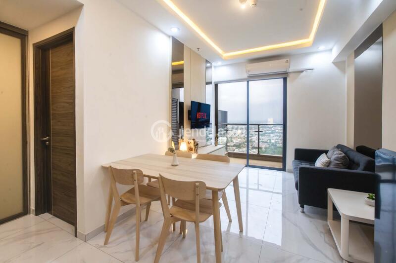 Dining Room 2BR Sky House Alam Sutera Apartment at High Floor