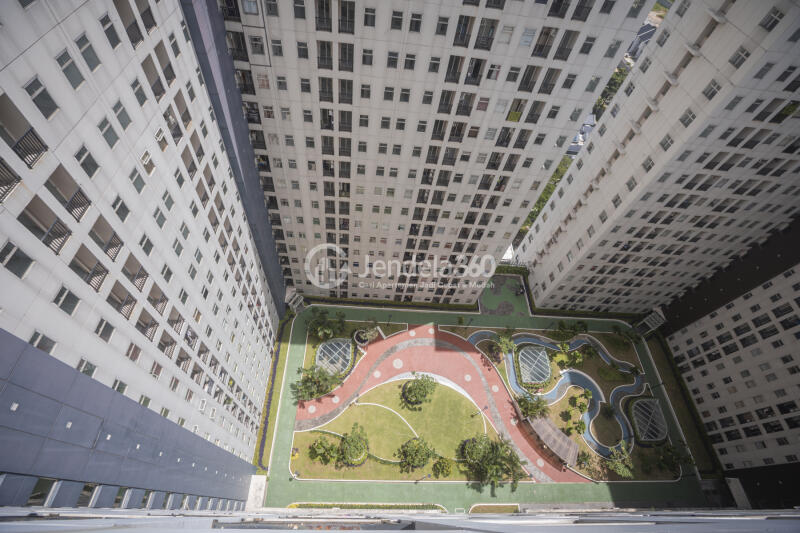 Balcony Good Deal Studio Apartment High Floor with Garden View at Kota Ayodhya Apartment