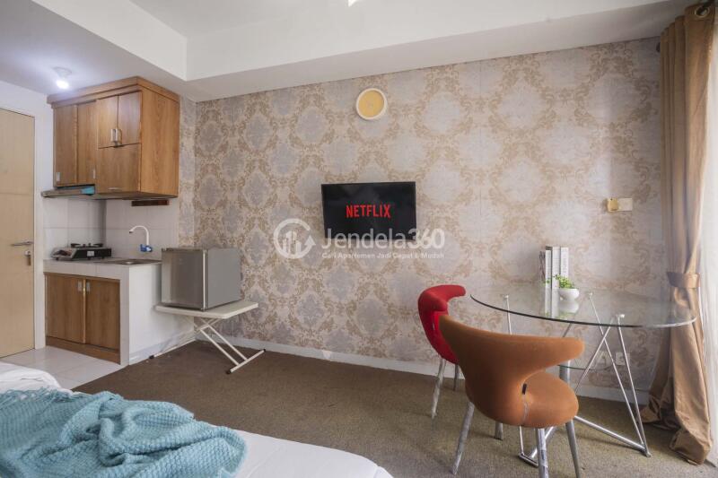 Bedroom Good Deal Studio Apartment High Floor with Garden View at Kota Ayodhya Apartment