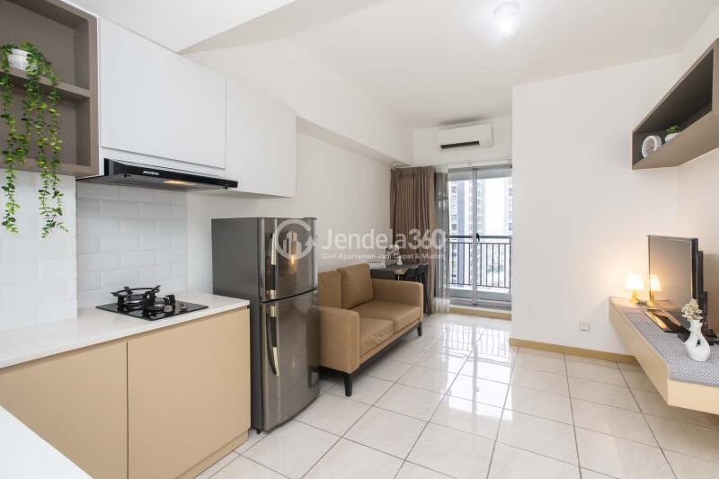 Living Room 2BR M Town Residence Serpong Apartment at High Floor