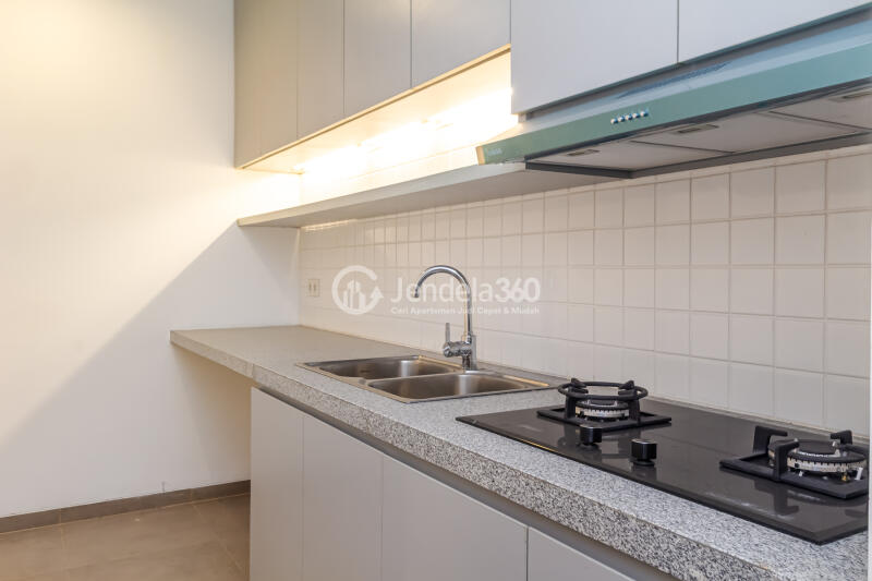 Kitchen 2BR Apartment with City View at Izzara Apartment