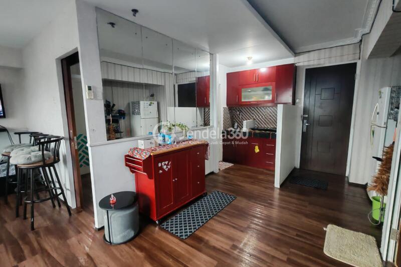 Living Room Peaceful 2BR Apartment at Mutiara Bekasi Apartment Middle Floor