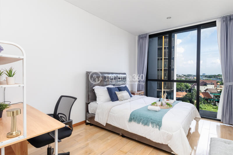 Bedroom 2 Low Floor 2BR Apartment with City View at Izzara Apartment