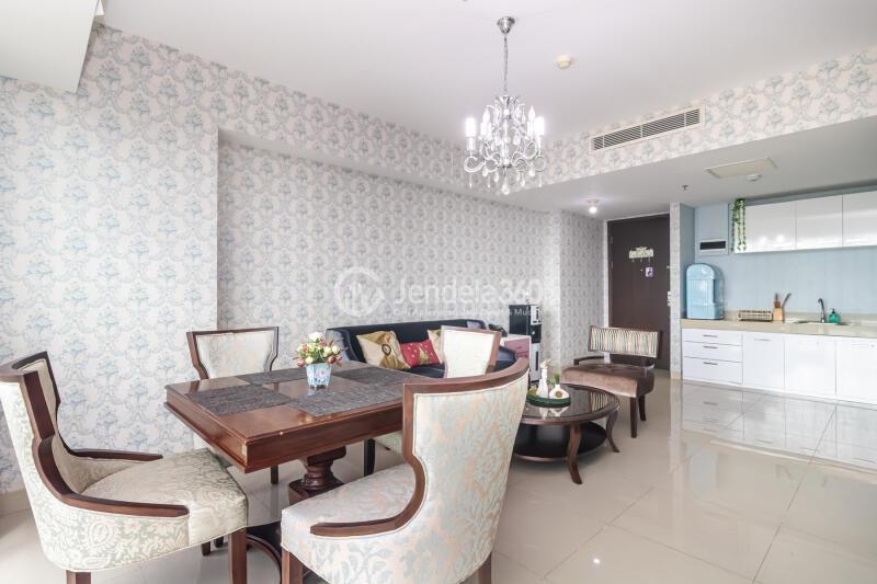 Dining Room 1BR Apartment with  View at U Residence Karawaci
